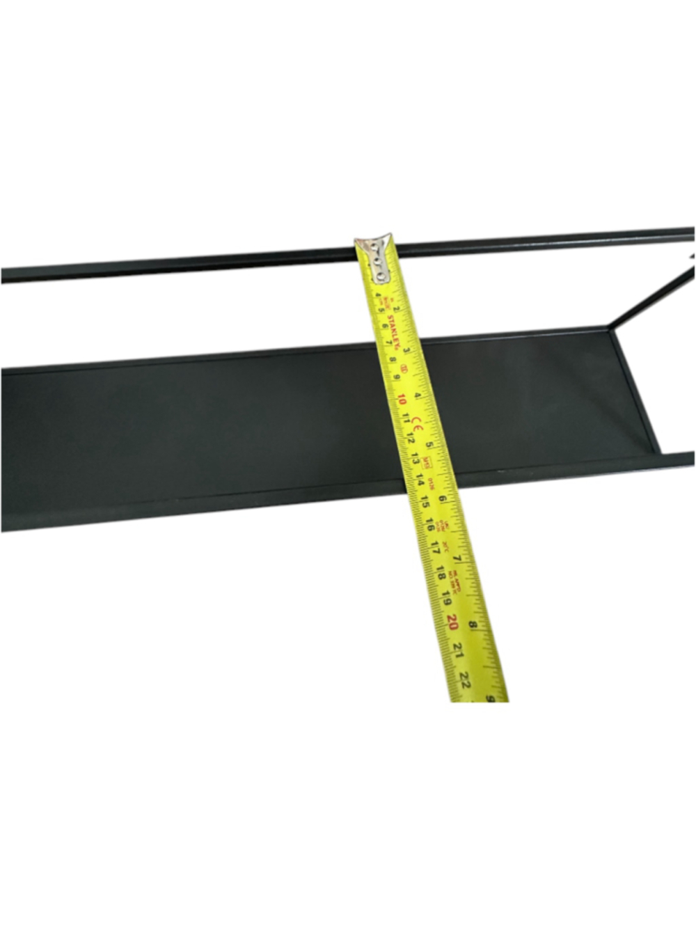 3 Piece Iron Bracket Shelf Black Metal Wall Display Shelves - Picture 10 of 10